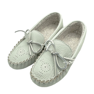 Women's Berber Lined Leather Moccasins (Final Clearance - Size 9 & 10 ONLY)