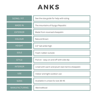 Hard Sole Ankle Sheepskin Slippers