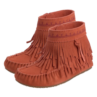 Women's Suede Dancer Ankle Moccasin Boots