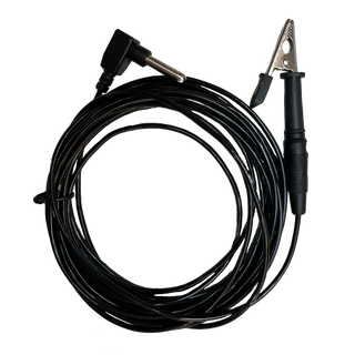 Earthing Grounded Straight Cord with Alligator Clip