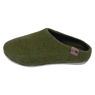 Unisex Natural Felt Slip-On Slippers