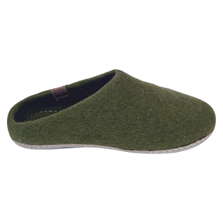 Unisex Natural Felt Slip-On Slippers