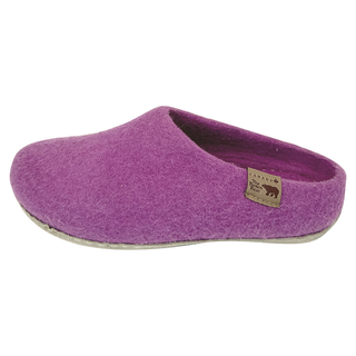 Unisex Natural Felt Slip-On Slippers