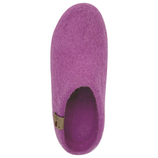 Unisex Natural Felt Slip-On Slippers