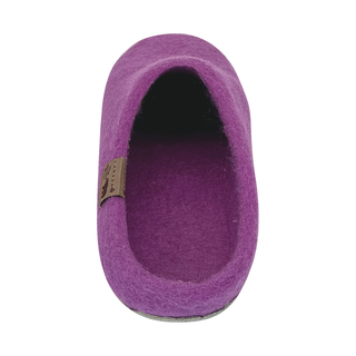 Unisex Natural Felt Slip-On Slippers