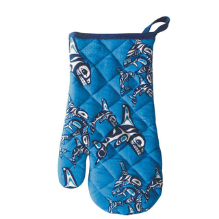 Indigenous Art Single Cotton Oven Mitt