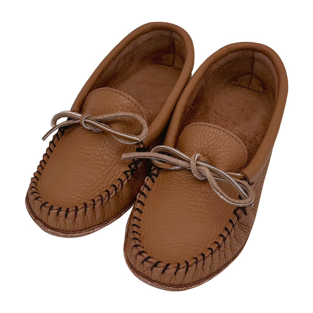 Women s Chestnut Leather Moccasins