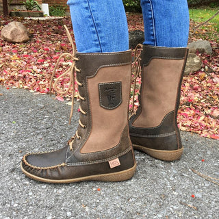 Women's 12" Snowshoe Mukluk Moccasin Boots