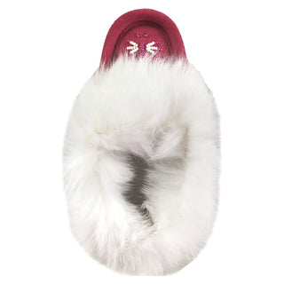 Baby Rabbit Fur Beaded Moccasins (Final Clearance)