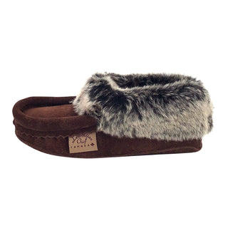 Children's Faux Fur Moccasins (Final Clearance - Child Size 12 & 13 ONLY)