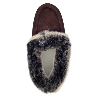 Children's Faux Fur Moccasins (Final Clearance - Child Size 12 & 13 ONLY)