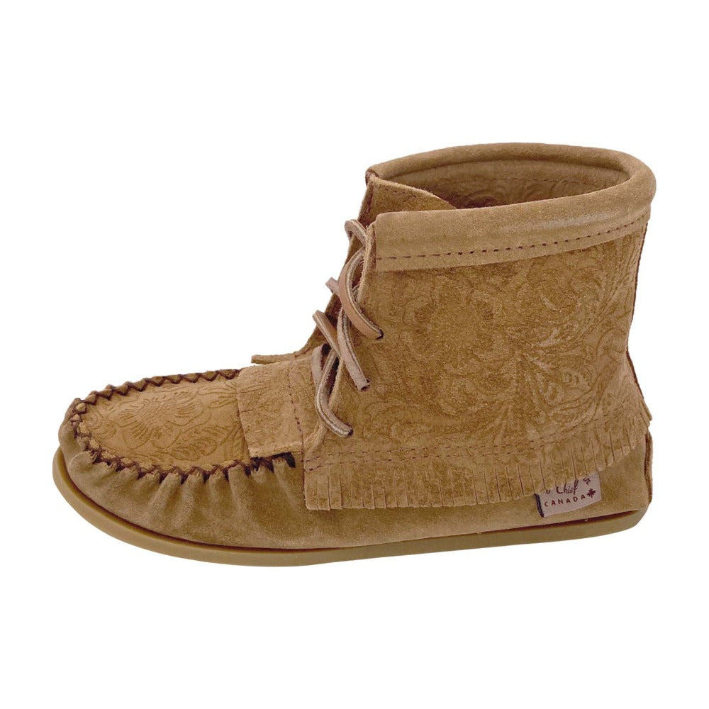 Floral Bow Moccasins
