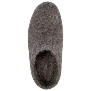 Unisex Natural Felt Slip-On Slippers