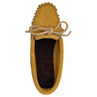 Women's Suede Fringed Moccasins