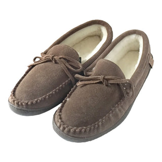 Men's Sheepskin Lined Moccasin Shoes