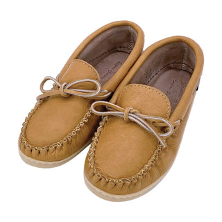 Women's Earthing Moose Hide Leather Moccasin Shoes