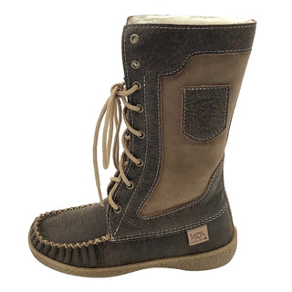 Women's 12" Snowshoe Mukluk Moccasin Boots