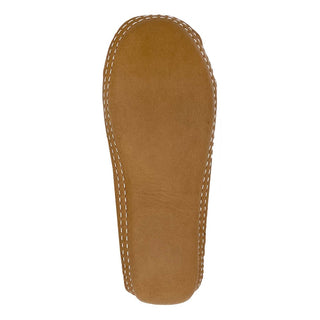 Women's Maple Wide Leather Moccasins