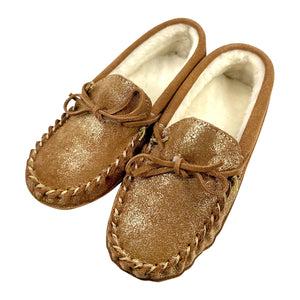 Women's Lined Shimmering Slippers