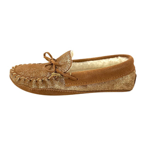 Women's Lined Shimmering Slippers
