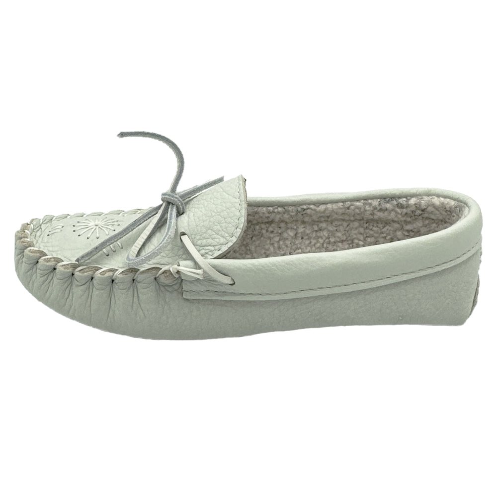 Womens Berber Lined Genuine Leather Moccasins Slippers Final