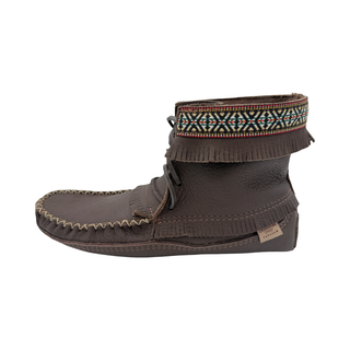 Men's Earthing Moose Hide Leather Moccasin Boots