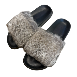 ERICA Women Fluffy Slides on FINAL CLEARANCE