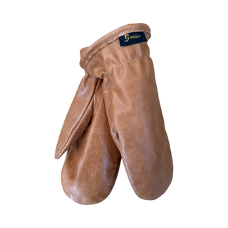 Women's Sheepskin Lined Leather Mittens