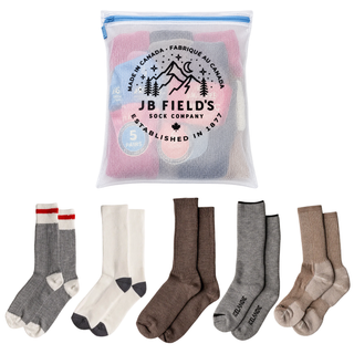 Canadian Wool Sock Variety Pack (Pack of 5)