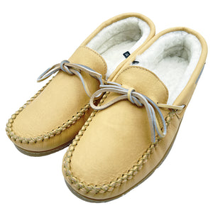 Men's Sheepskin Lined Moccasin Shoes