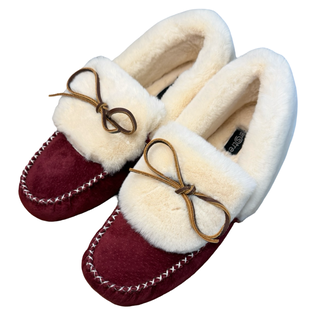 Lynette Women's Lined Suede Slippers, on FINAL CLEARANCE