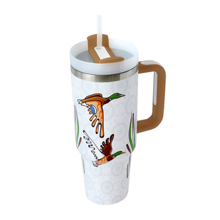 Indigenous Art Travel Tumbler