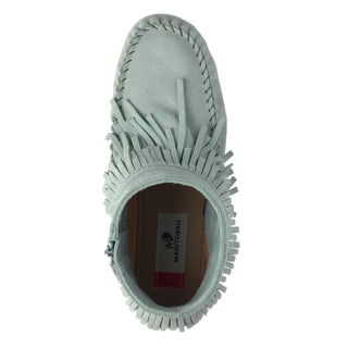 Women's Suede Dancer Ankle Moccasin Boots V2