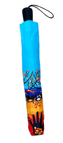 Native American Art Collapsible Umbrella
