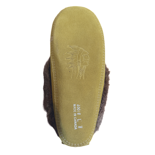 Women's Green Limited Edition Rabbit Fur Moccasins