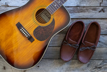 Men's Woodstain Leather Moccasins