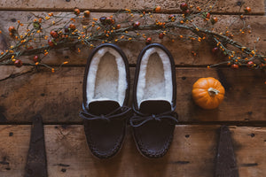 Women's Sheepskin Lined Moccasins