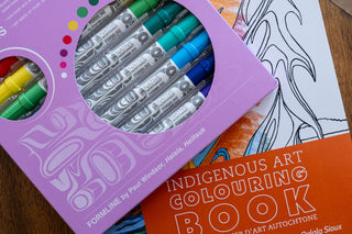 Indigenous Art Felt Markers - 12 Pack