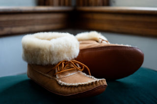 Women's Sheepskin Moccasin Booties
