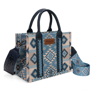 Southwestern Print Small Canvas Tote