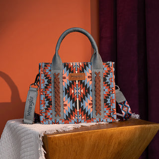 Wrangler Southwestern Print Small Canvas Tote (Mini)