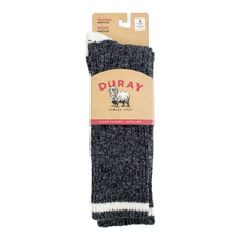 Men's & Women's Wool Denim Blend Work Socks (3 Pack)