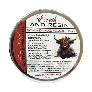 Earth Extracts Earth & Resin Bison Tallow Balm