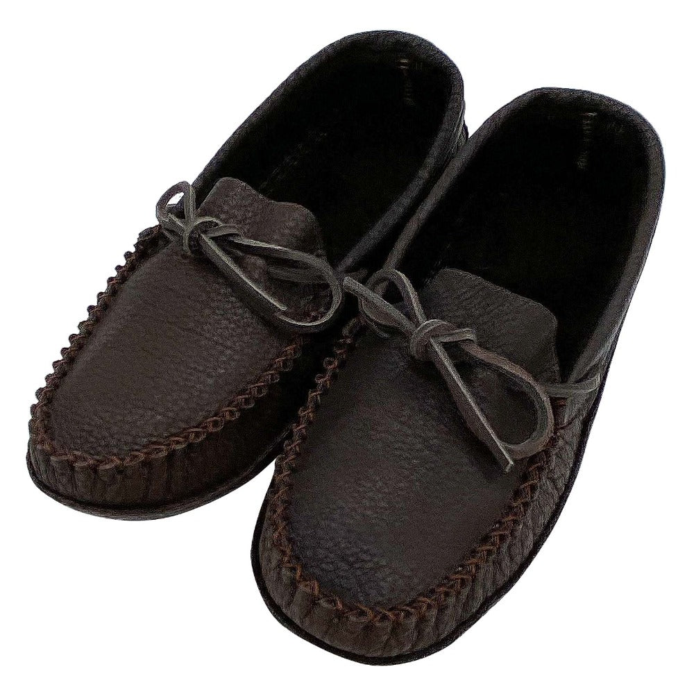 Leather Moccasins Mens Moccasin Slippers Canada Men's Durable Wide