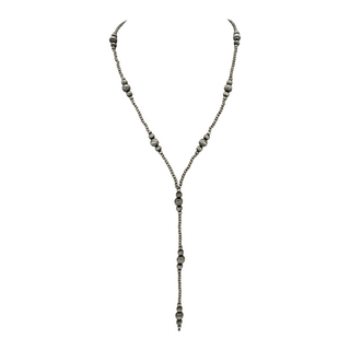 Navajo Pearl Bead Y-Necklace