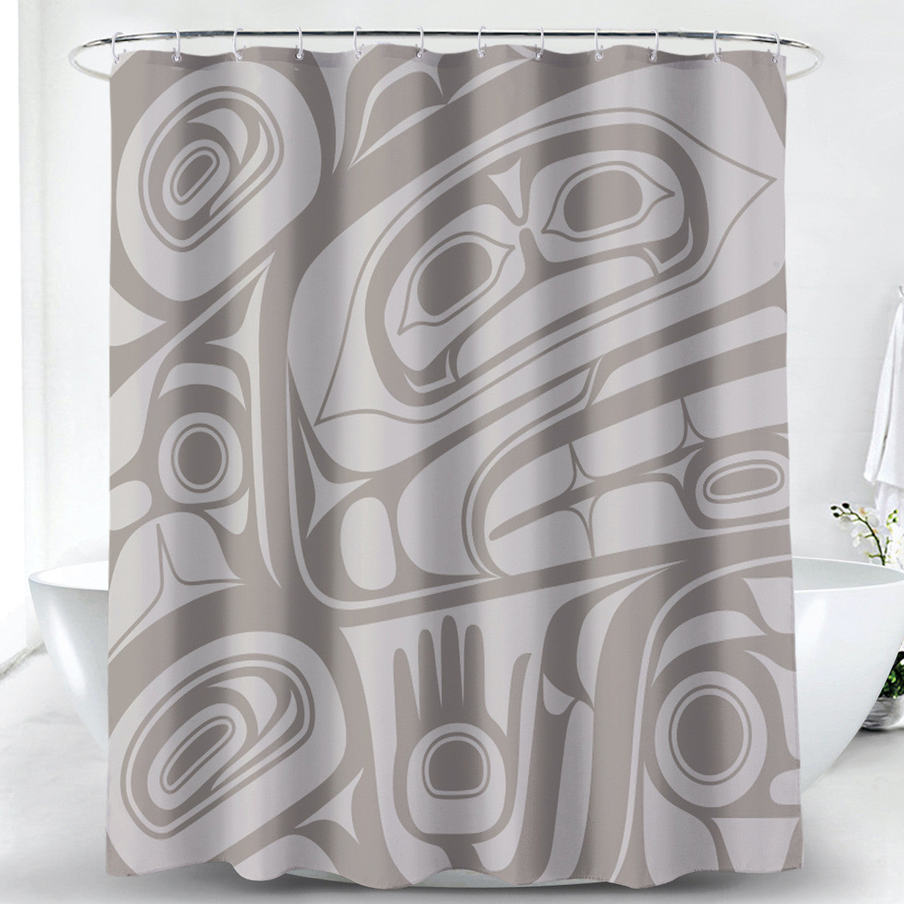 Shower Curtain - Treasure of Our Ancestors by Donnie Edenshaw