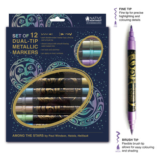 Indigenous Art Felt Markers - 12 Pack