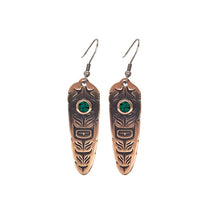 Indigenous Art Sacred Feather Earrings