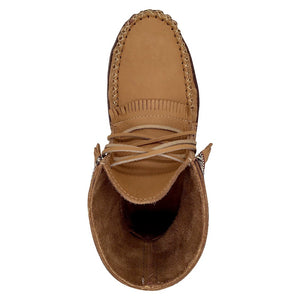Men's Earthing Moccasin Boots Moose Hide Leather
