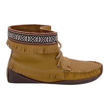 Men's Earthing Moccasin Boots Moose Hide Leather